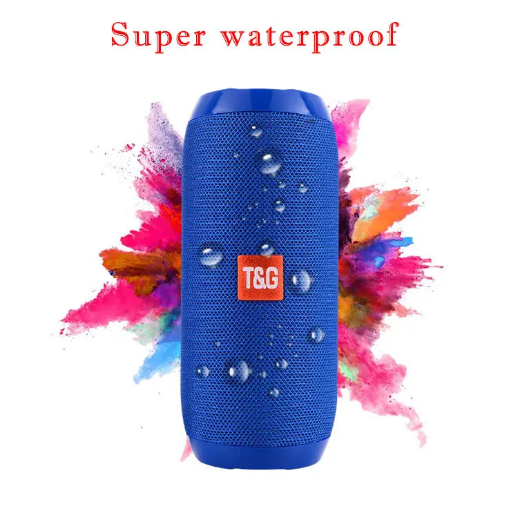 Portable Wireless BT speaker water resist speaker box TF card player USB drive player FM radio TG117 - ANKUX.COM