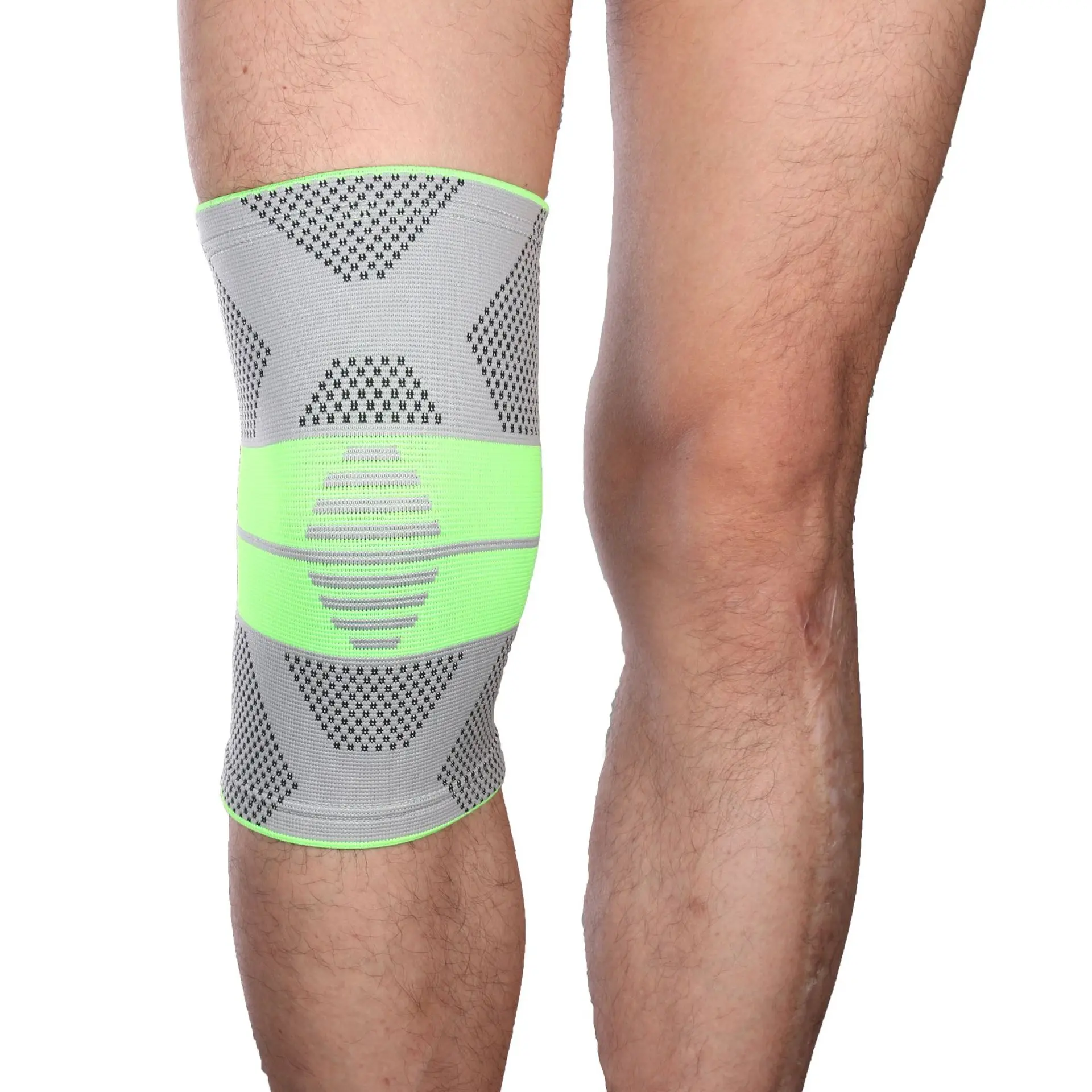 

Amazon hot sale High Elastic Compression Knee Sleeve Best Knee Brace for Men & Women Knee Support, Green