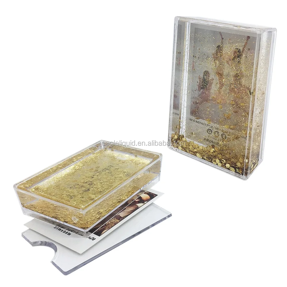 Acrylic frame glitter instax m