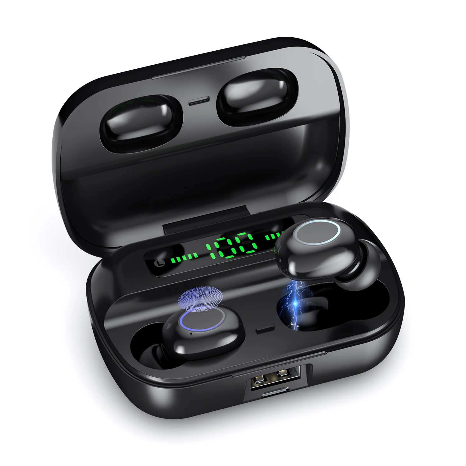 

Hot selling Noise Cancelling Sport Earphone Hand Free Gaming Wireless Earbuds