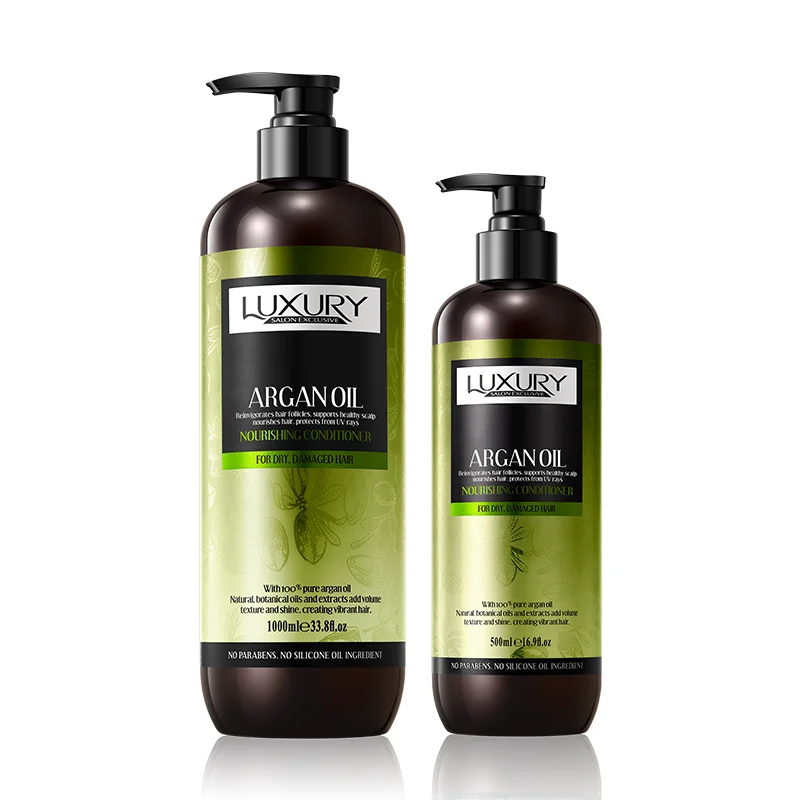 

Customized Professional Good price of argan oil moisturizing shampoo and conditioner set