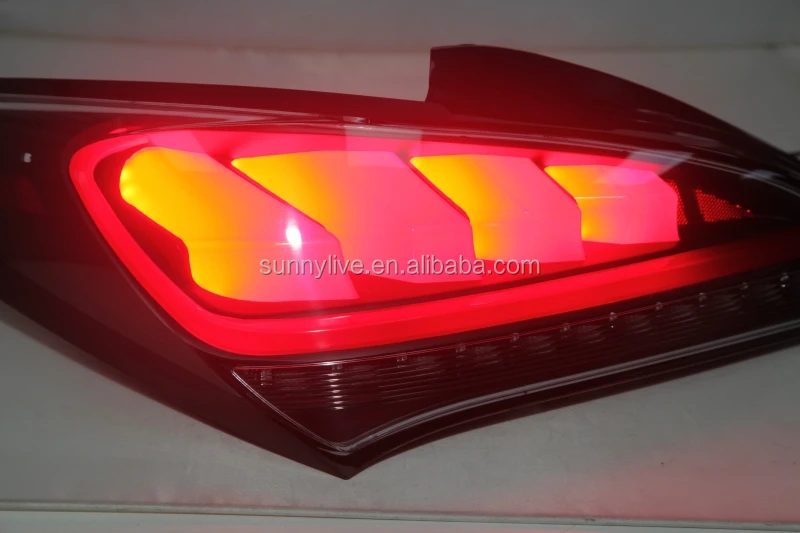 Full led rear light For Genesis Coupe 2009-2011 red  lens JY For Hyundai