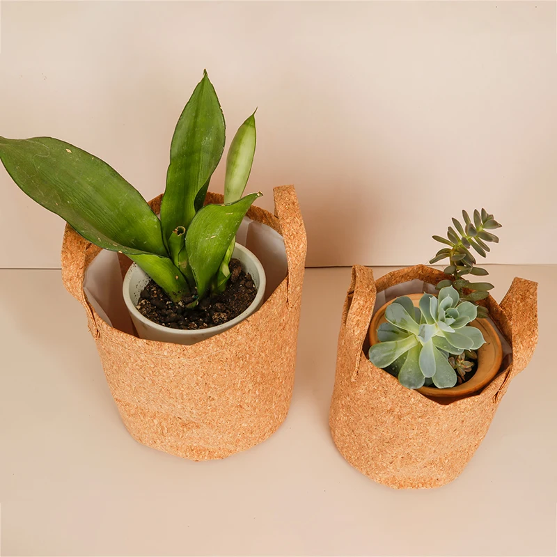 

Double Handle Foldable Durable Planter Bag For Decoration, (can be customized)