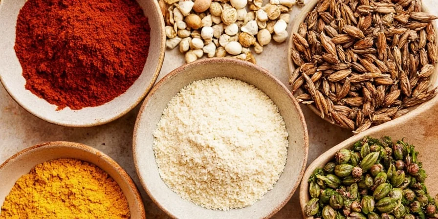 Old vs. fresh spices side by side