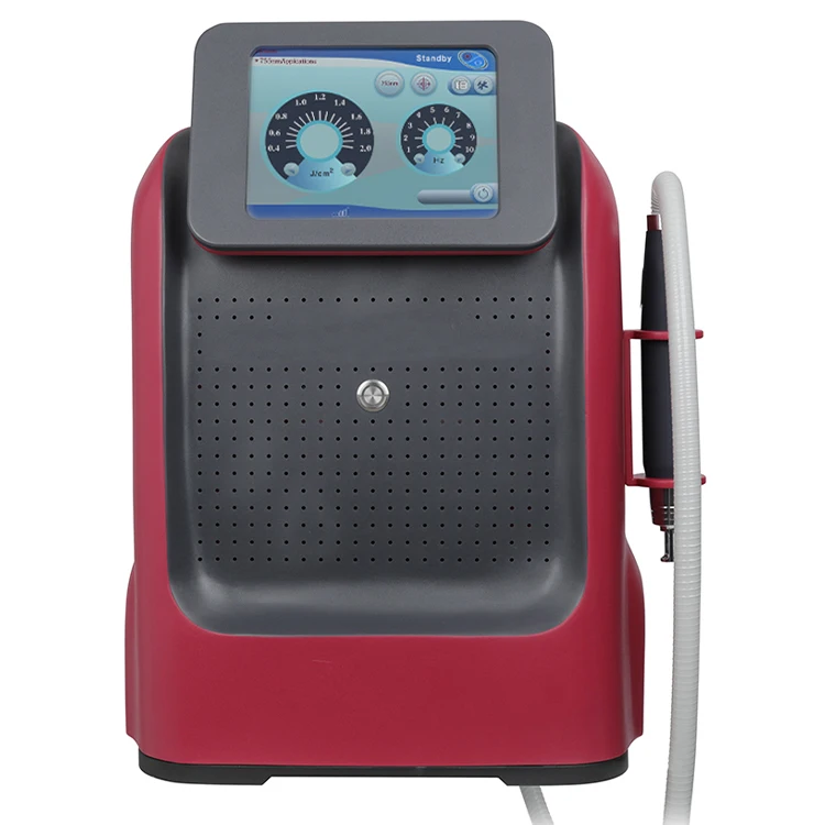 

Hot Portable tattoo removal q switched nd yag laser 755nm 1064nm 532nm for laser tattoo removal portable machine