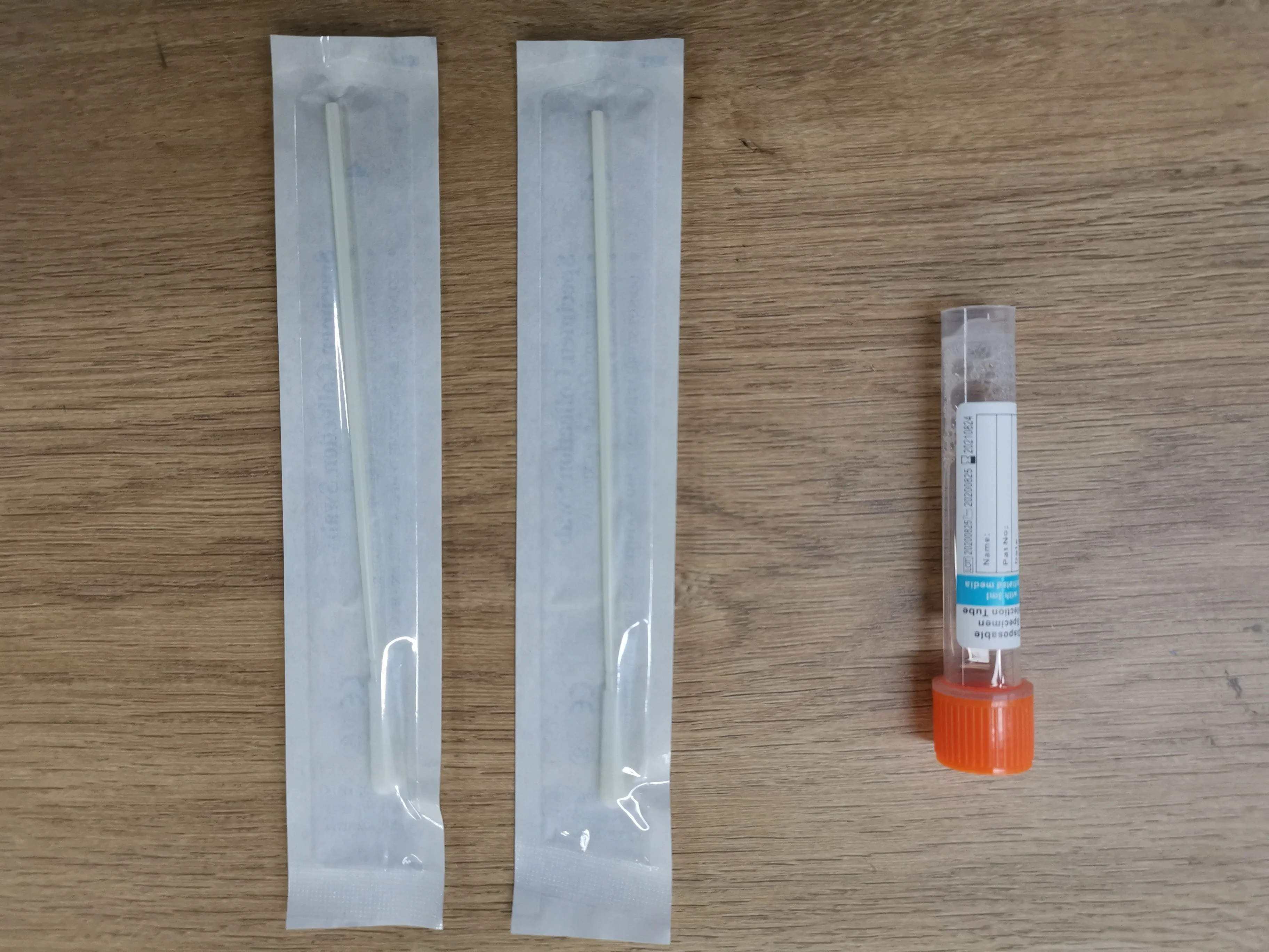 Universal transport medium RNA virus specimen collection kit nasal throat swab 3ml sampling tube