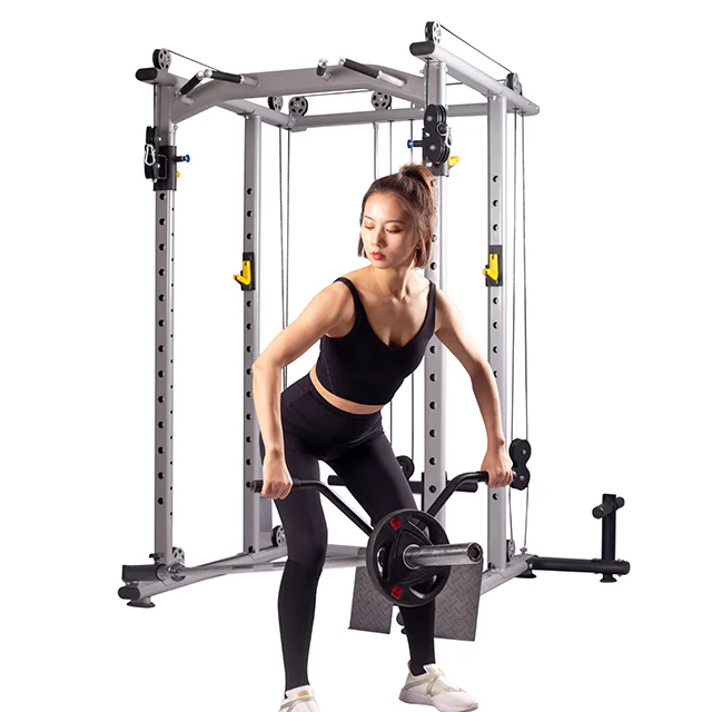 

Home Gym Multifunctional Smith Machine Whole Body Training Fitness Machine Fitness Equipment Weightlifting Strength Cage