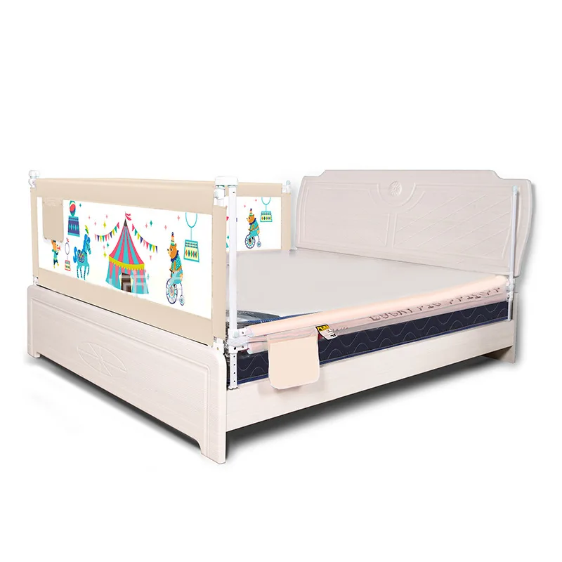 

Baby Protection Fence Portable Bed Rail, Grey/pink/blue/customized