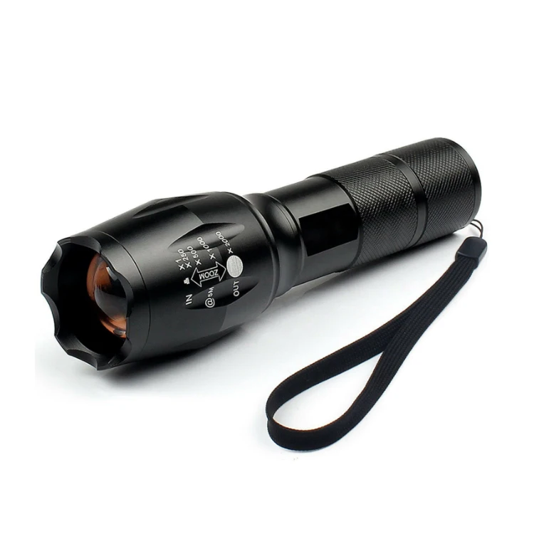 

10000LM LED Zoom Flashlight 18650 Torch Zoom Lamp Super Light