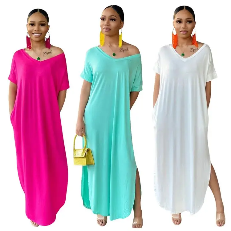 

MOEN Best Seller Loose Style Vestidos casual Women Fashion Clothing Long Dress Women Woman Casual Dresses