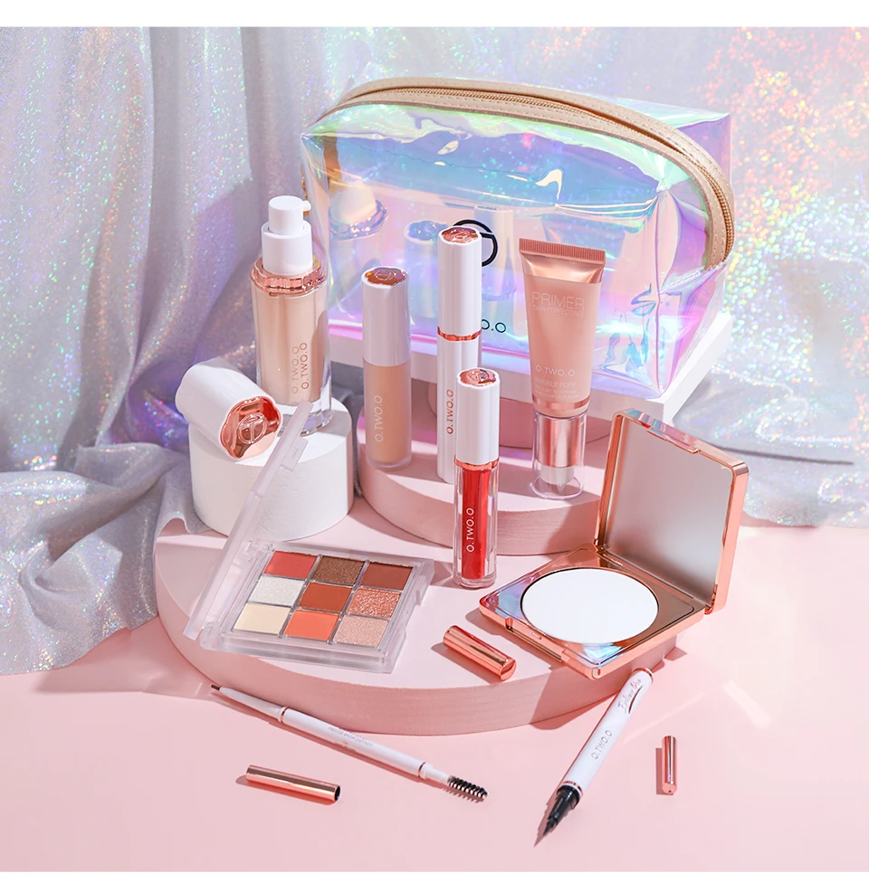 

RTS O.TWO. O Portable Cosmetics Makeup Set Long Wearing Waterproof Traveling Makeup Kit Gift Set