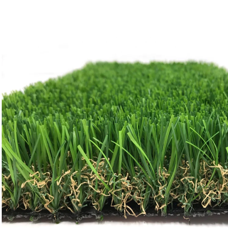 

Comfortable Garden Grass Carpet for Kids Landscape Artificial lawn, 3tones 4 tones natural green