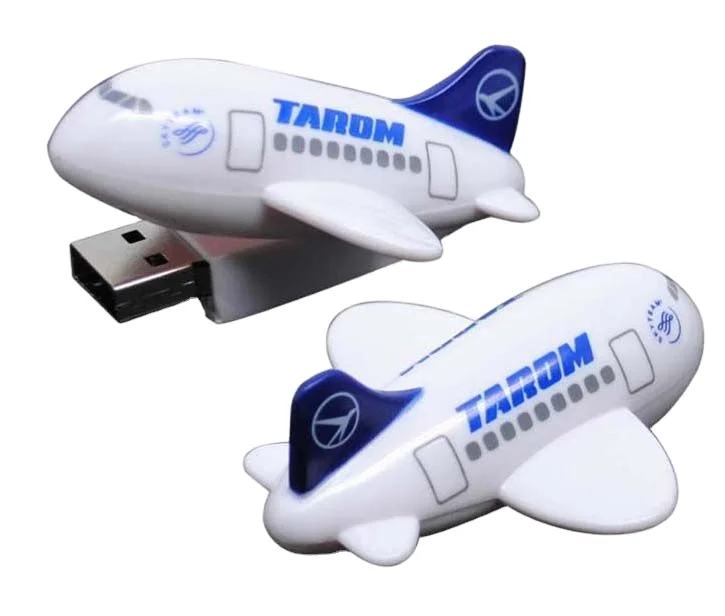 

New arrival promotion aeroplane shape USB flash disk custom Logo swivel usb stick 4GB 1GB eco friendly card hot sale usb flash