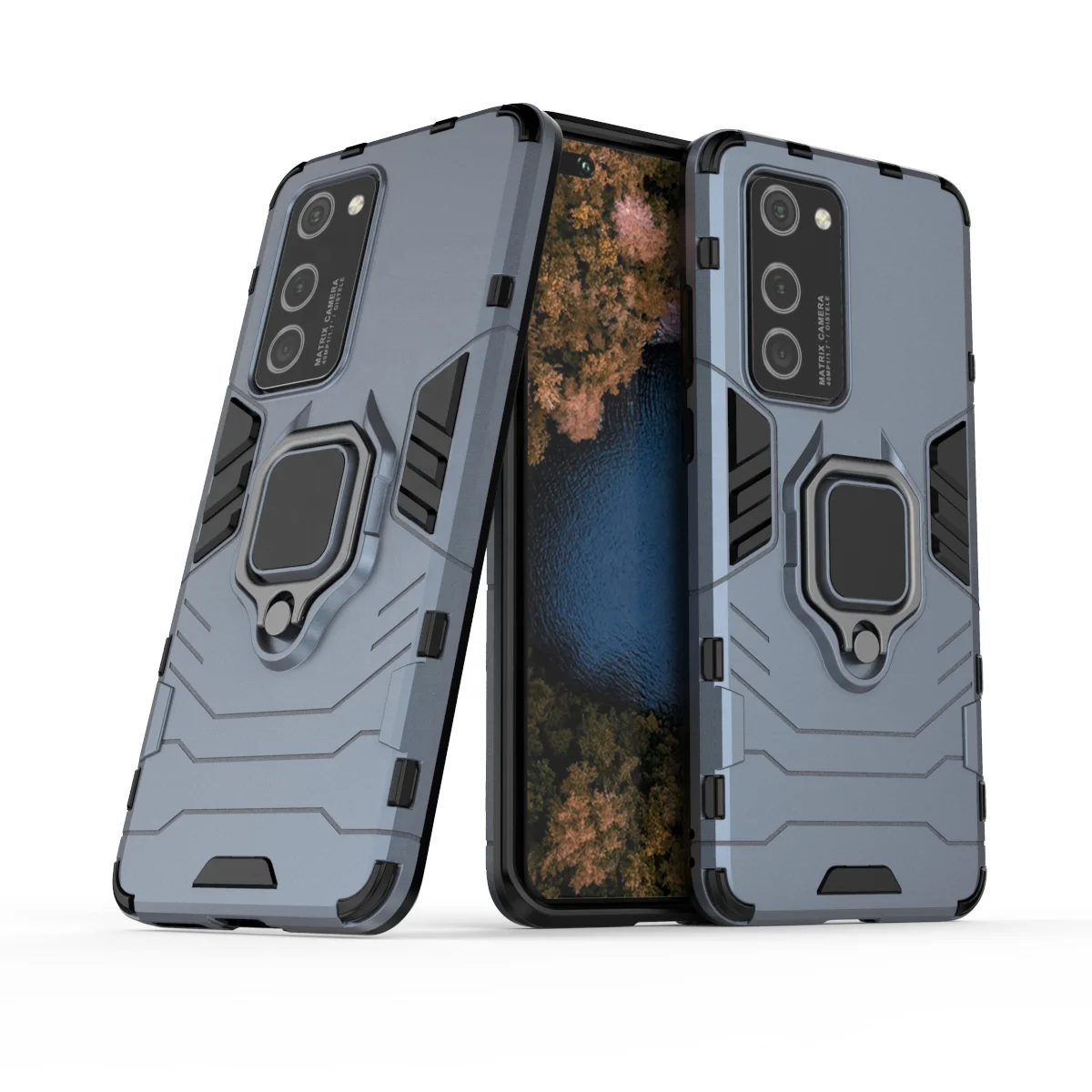 

hot sale pc tpu back cover case waterproof shockproof smart phone case for huawei p40 pro, 3 colors