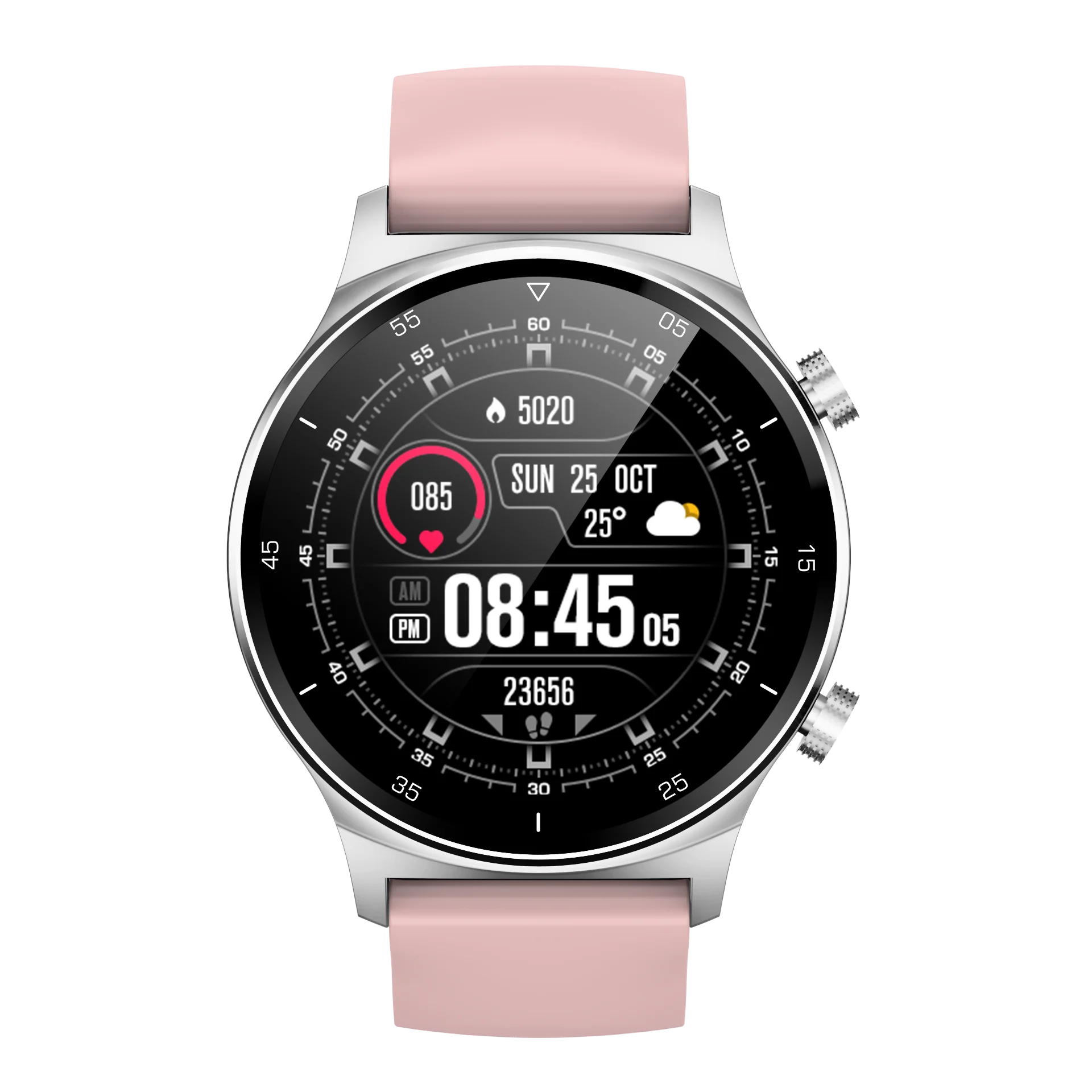 

Nk09 1.32 Inch Round Shape Colorful Screen Da Fit App Real Time Heart Rate Detector Smart Watch