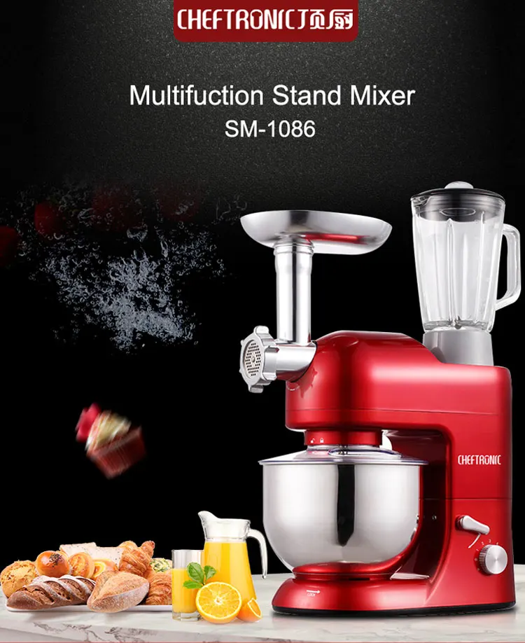 Top Chef All in One Kitchen Robot Stand Mixer 2000W food processor