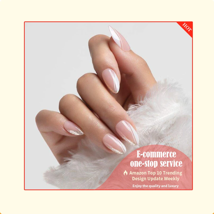 

manufactory wholesale price pionty stiletto shapes classic design n artificial fingernails