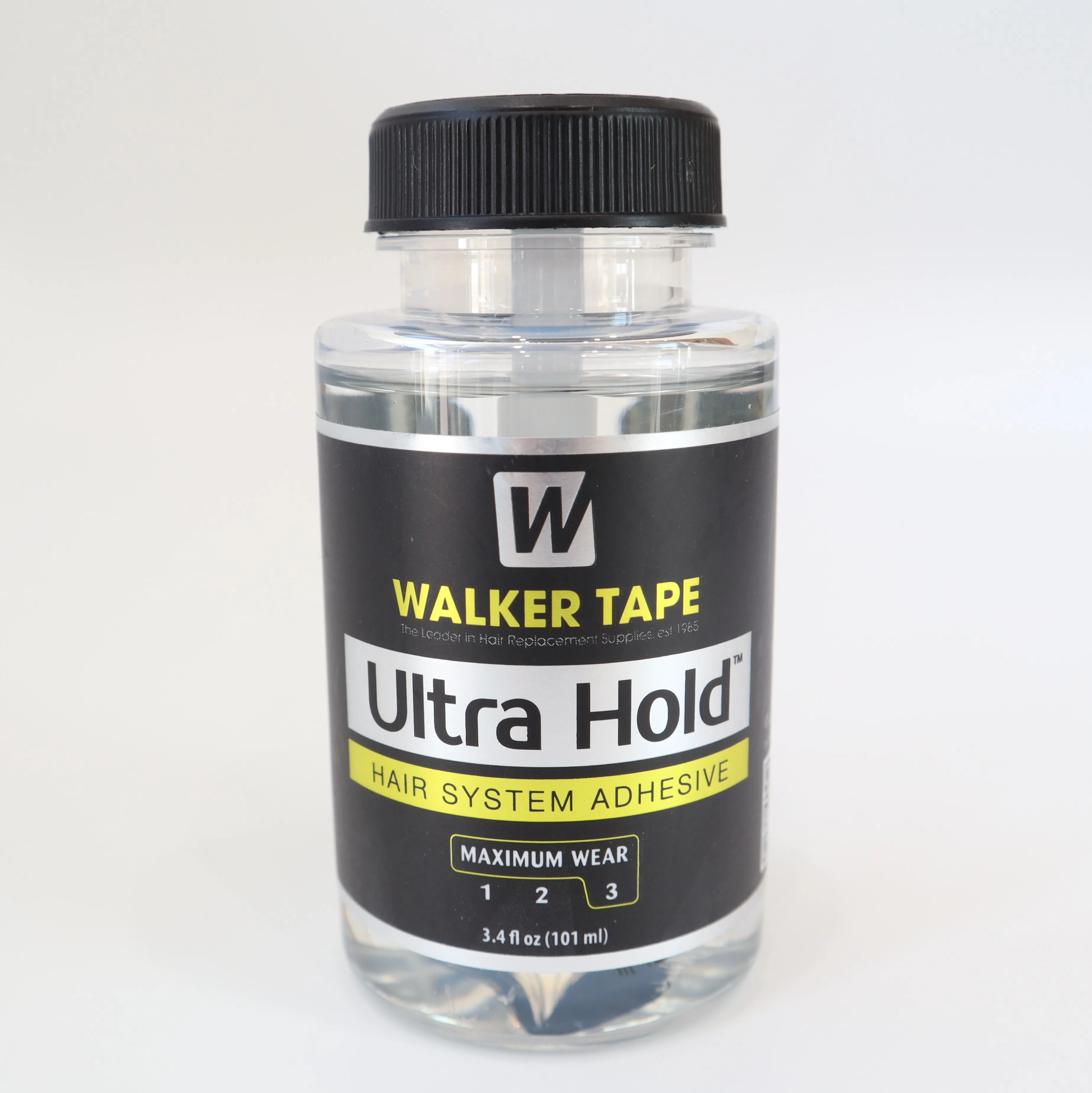 

Wholesale 3.4 OZ walker ultra hold glue/adhesive glue for wig toupee waterproof strong adhesive glue for men 0.5OZ