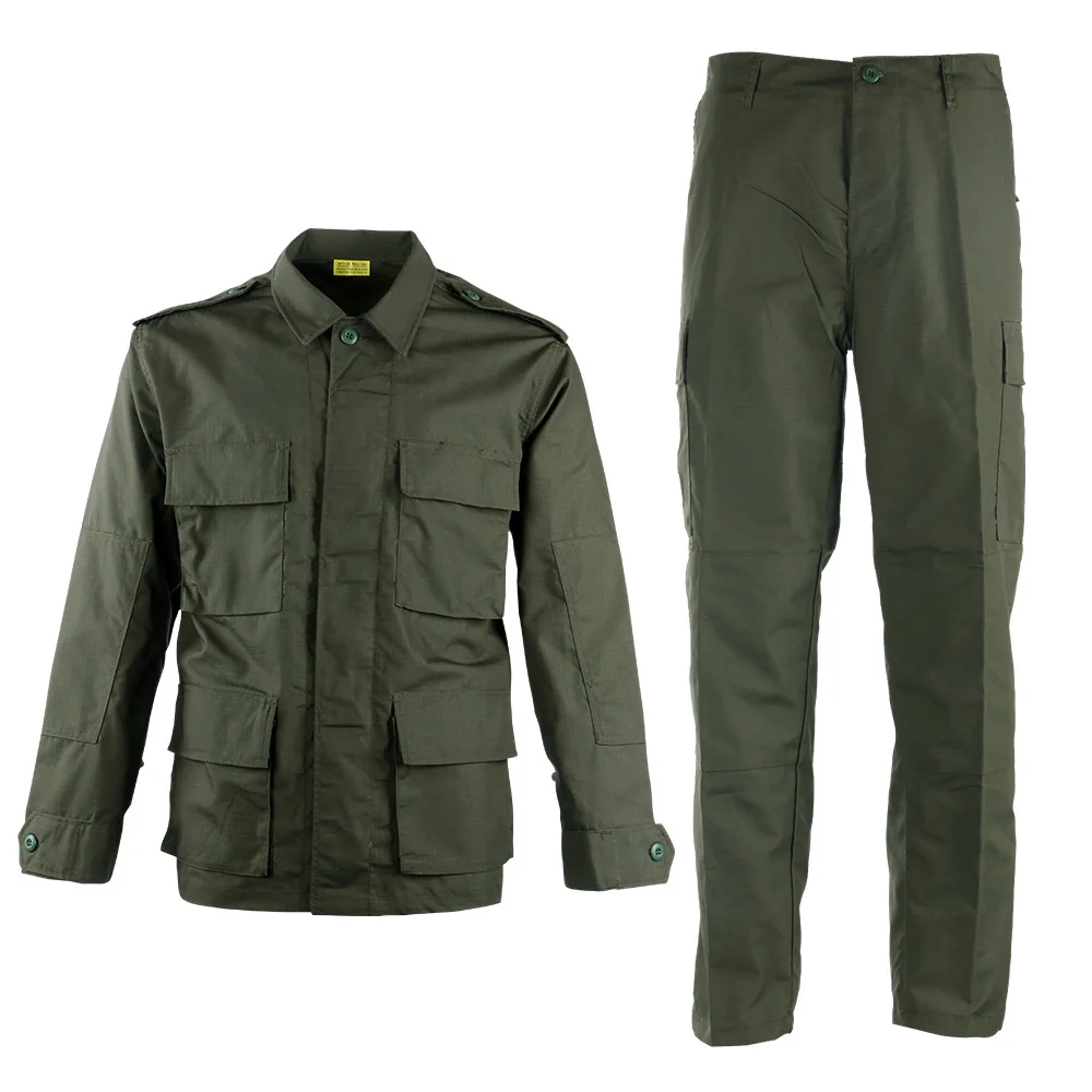 

Security Guard Uniform Military Camouflage Uniform, Olive green