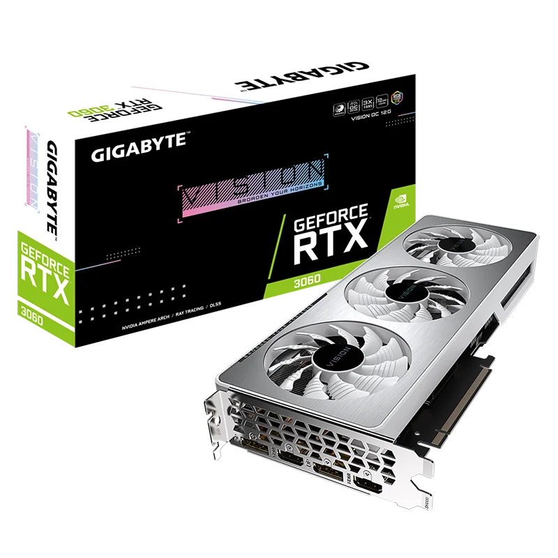 

GeForce RTX 3060 VISION OC 12G Desktop Gaming Graphics Cards GDDR6 192Bit NVIDIA RTX3060 Video Card