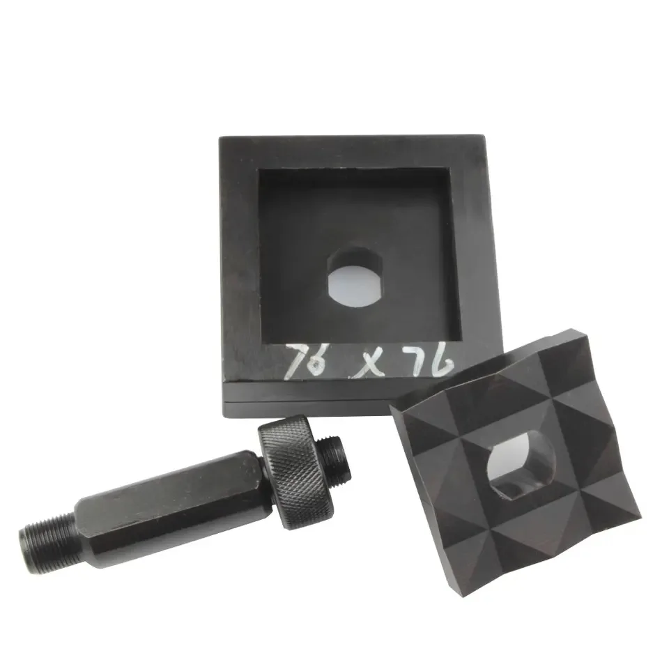 Premium Hydraulic Tools SYK-8/15 76x76mm Square Hole Digger Knockout Punching Die Set Steel Plate Opener Rectangle Punch Mold