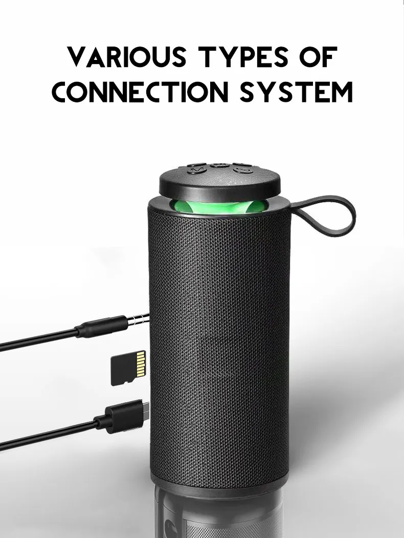 Portable Speaker Wireless 2021 New Product Factory wholesale Oem/Odm Mobile Phone Accessories Car Mini Subwoofer Dj Speaker Box - ANKUX.COM