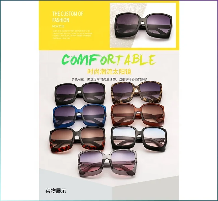 

HARO Cool Fashion Sun glasses Wide Frame Trendy Custom Sunglasses 2021 optifix absorbable black mirror blu ray