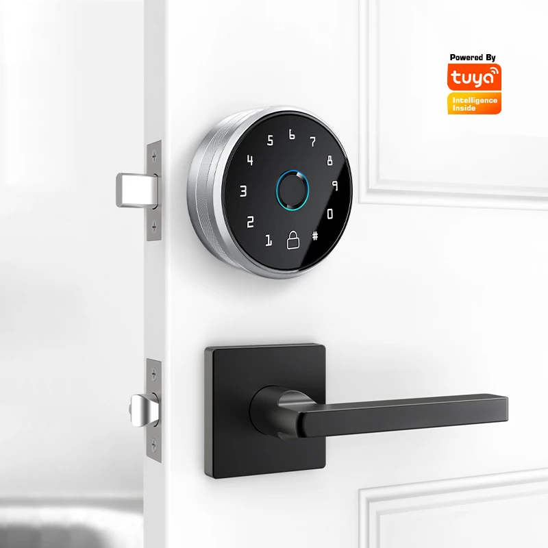 

Tediton Hotselling Wifi TUYA APP Deadbolt Lock Keypad Wireless Fingerprint Smart Door Lock Deadbolt