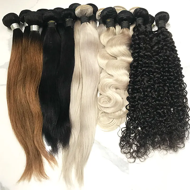 

Free sample wholesale unprocessed raw mink 100% human brazilian vendor cuticle aligned supplier bundles human hair extension