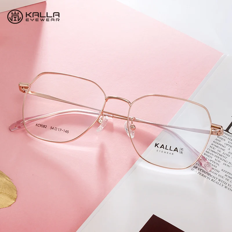 

KALLA reading glass riv metal frame man mens glass lenses lens eyes glass optic glasses plastic optical glasses frames