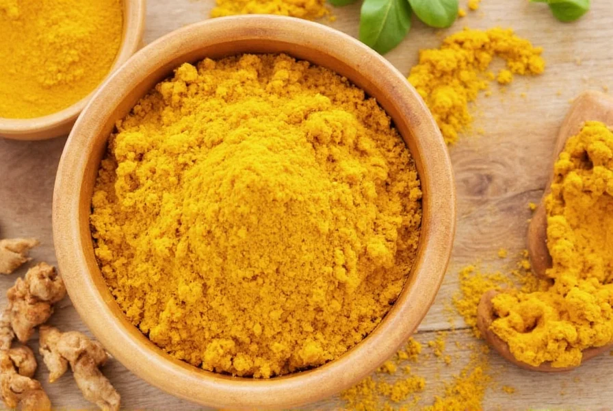 Turmeric supplement capsules with black pepper showing enhanced absorption formulation