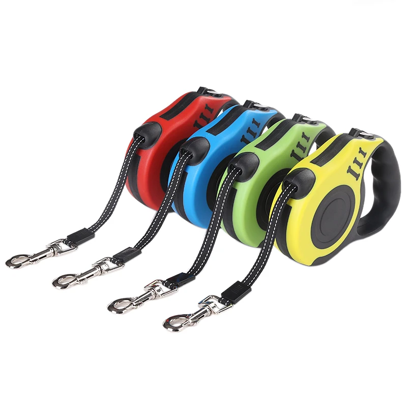 

Durable Leash Automatic Retractable Nylon Dog Lead Extending Puppy Walking Running Leads For Small Medium Dogs Pet Supplies, Red / blue / pink / green / yellow