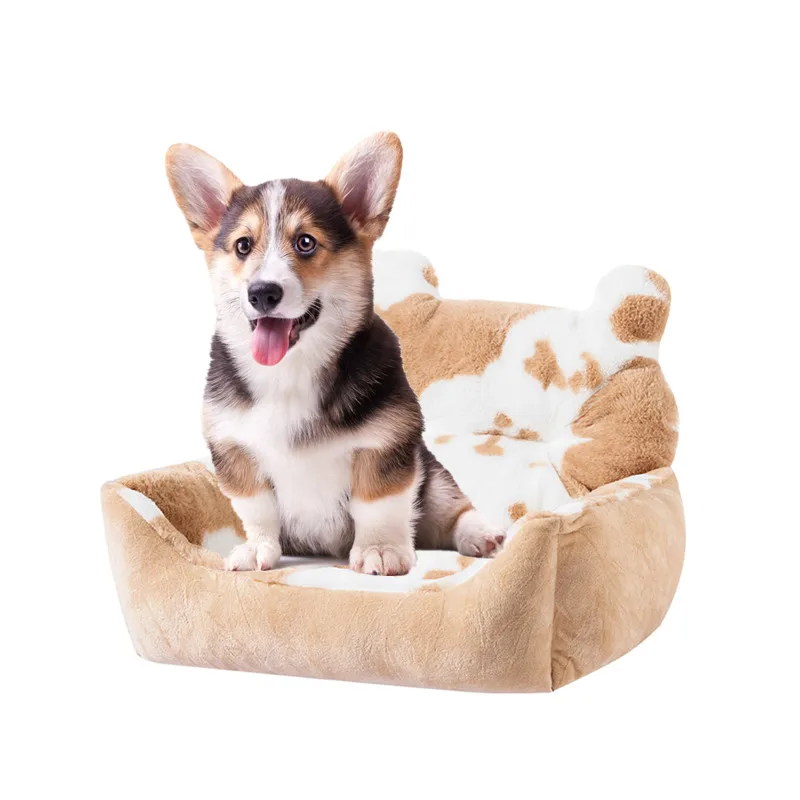 

wholesale High Quality Indoor Puppy speckle Sofa Cushion Soft Cotton Pet Dog and cat Nest house use All Seasons, 5 colors