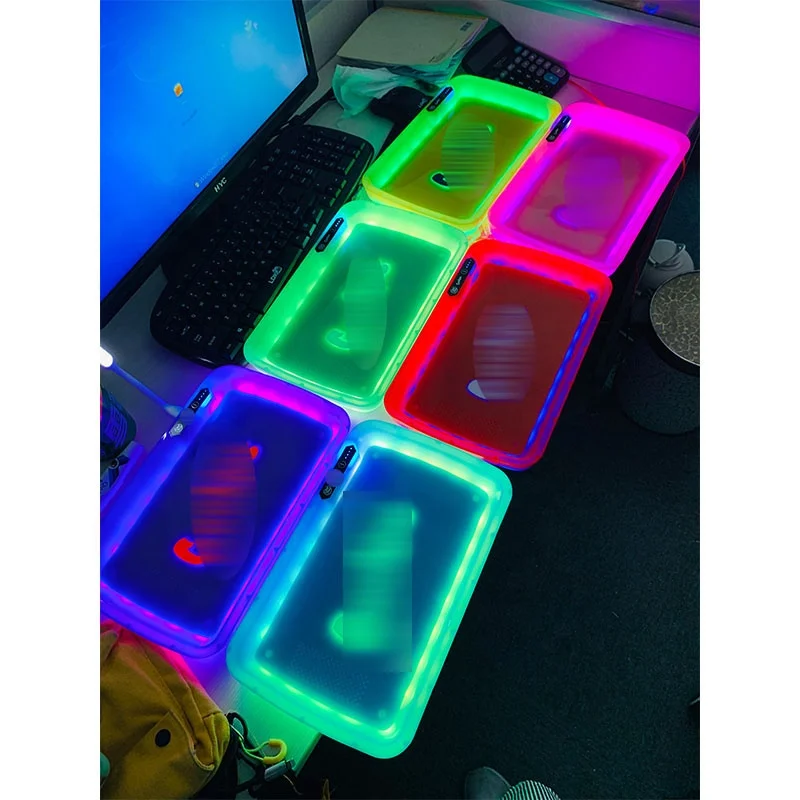 Wholesale Rechargeable Led Rolling Ashtray Tray Serving Custom Logo