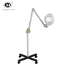 DTY manicure magnifying lamp floor stand with lights for beauty salon