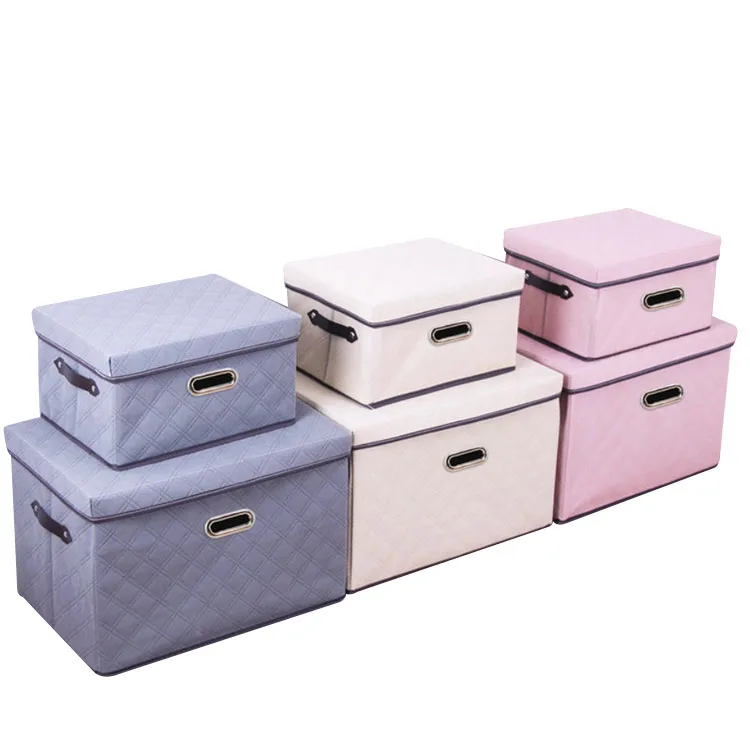 

Newly breathable Vehicle storage box for oganize clothes snacks or tools, Gray navy blue brown pink sky blue beige