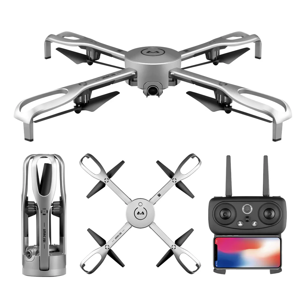 

In stock SMRC S21 Gps 1080P Hd Foldable Air Selfie Drone With Camera RC Helicopter Follow Me Drone Profissional 300 Metros Toy