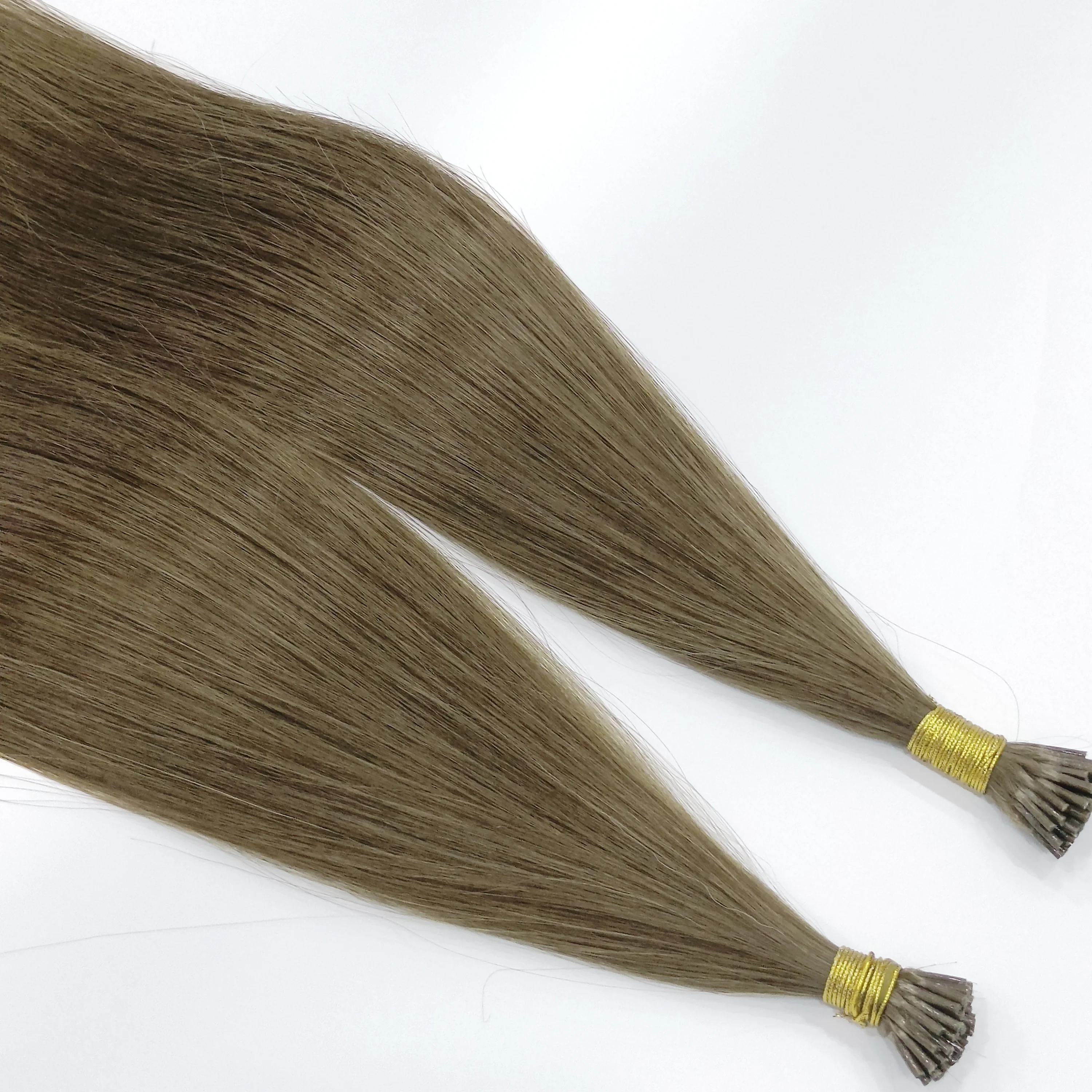 

Factory Selling Top Quality Cuticle Remy Aligned Keratin I Tip Hair Extensions