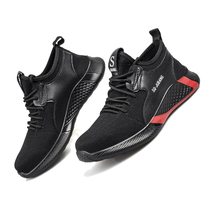 

2020 new zapatos de seguridad men industrial steel toe brand lightweight work safety shoes