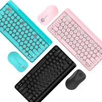 

Wireless mouse keyboard set, 2.4ghz wireless keyboard punk key cap ultra-thin mouse energy saving keyboard mouse combos