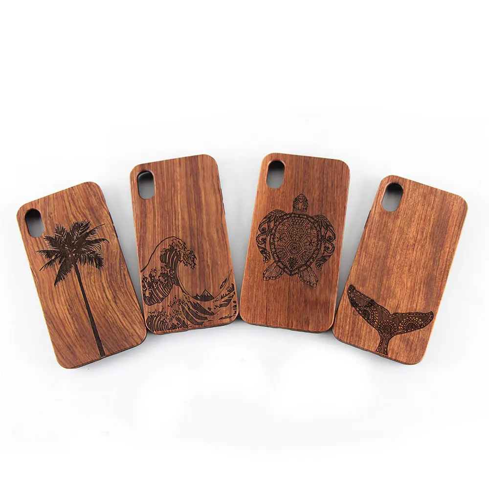 

New Design Custom LOGO Wood Smart Phone Back Case Cover For iPhone 6/7/8 Plus