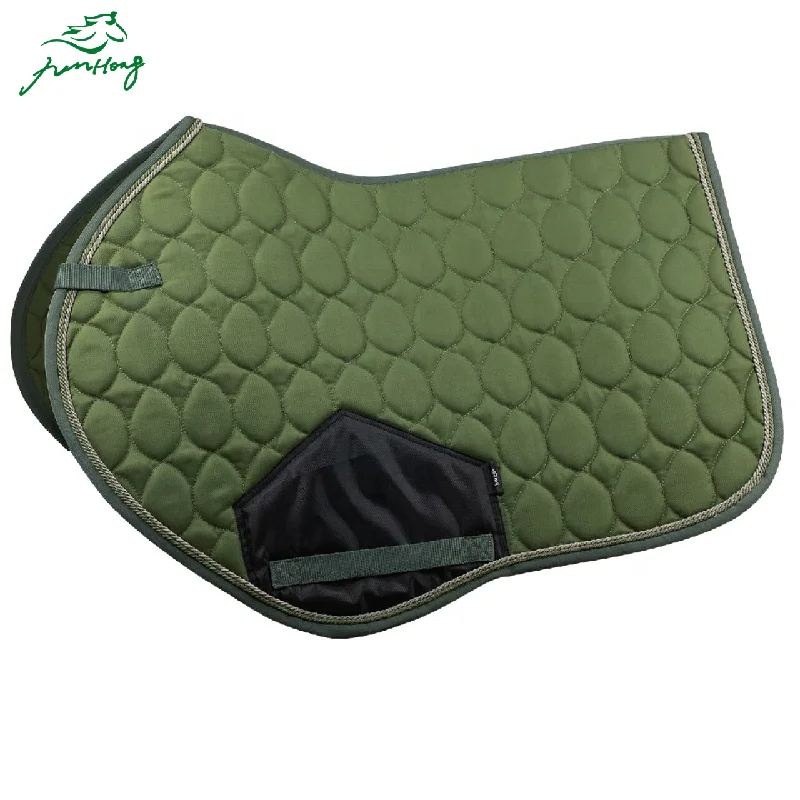 

Quilted All Purpose Saddle Bareback Pad for Equestrian Sports and Riding Folding Message Saddle Bareback Pad, Custom color