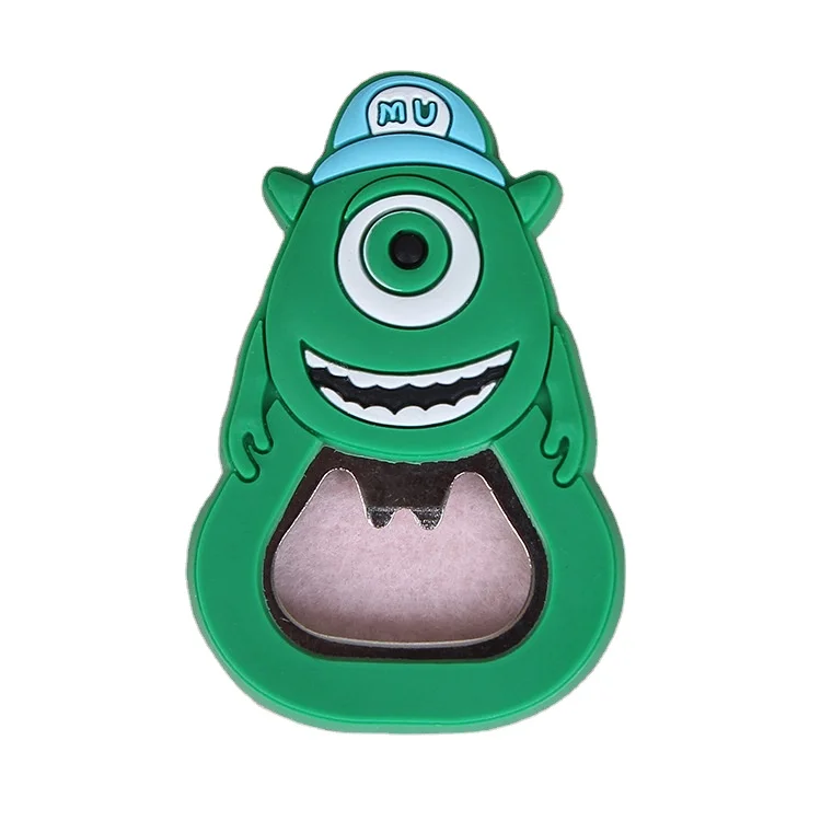 

Customized Creative Cartoon PVC Refrigerator Stickers Beer Bottle Opener, Custom color