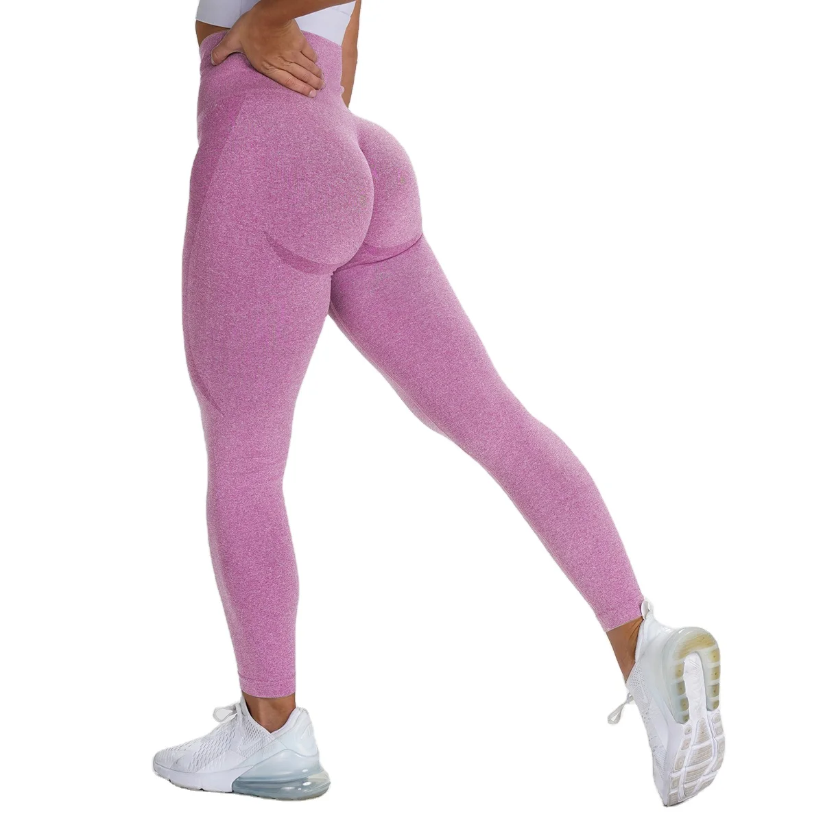 

Sport-deporte Hot sale workout clothing Breathable tight sport-deporte sport seamless high waisted women yoga pants, 14 colors