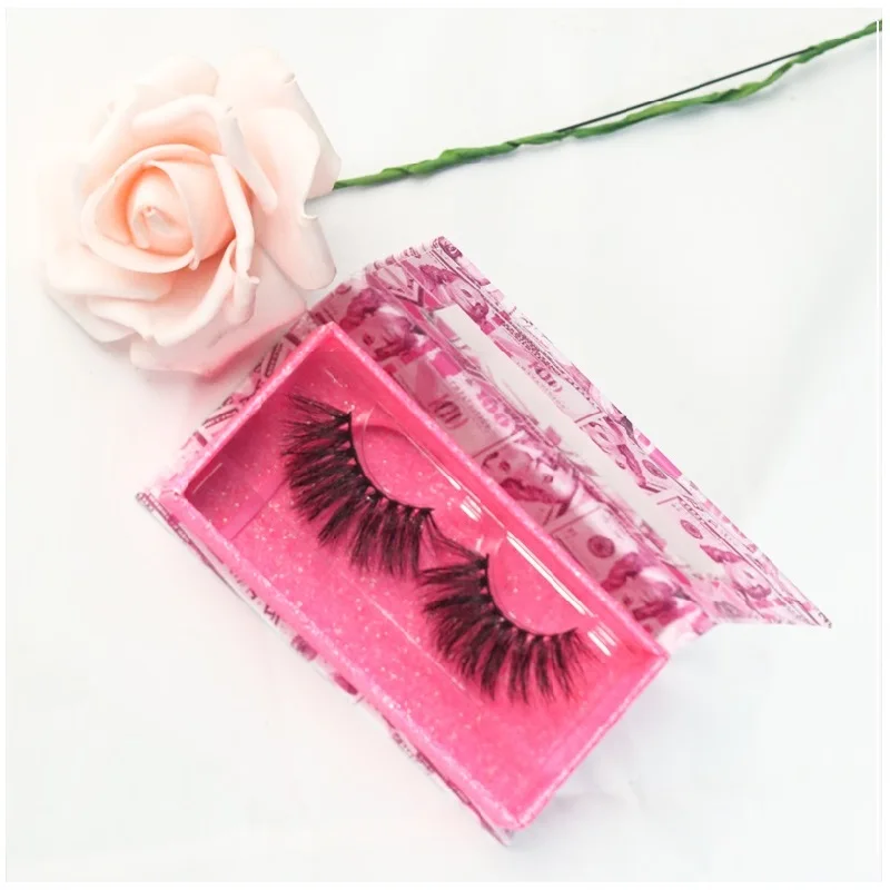 

Free Shipping 18mm 3d Top Brand 5d Eyelashes Luxury Dramatic Soft Fluffy Mink Eyelash