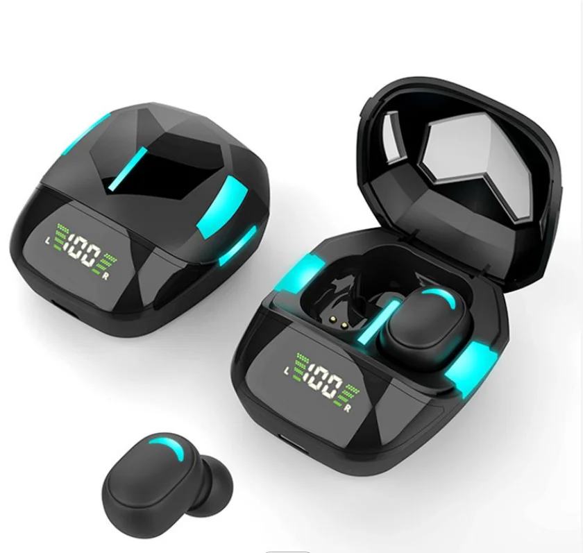 

No Delay In Ear Mini Led Display Colorful Breathing Lamp Gaming Earphones Gaming Headsets G7S Tws