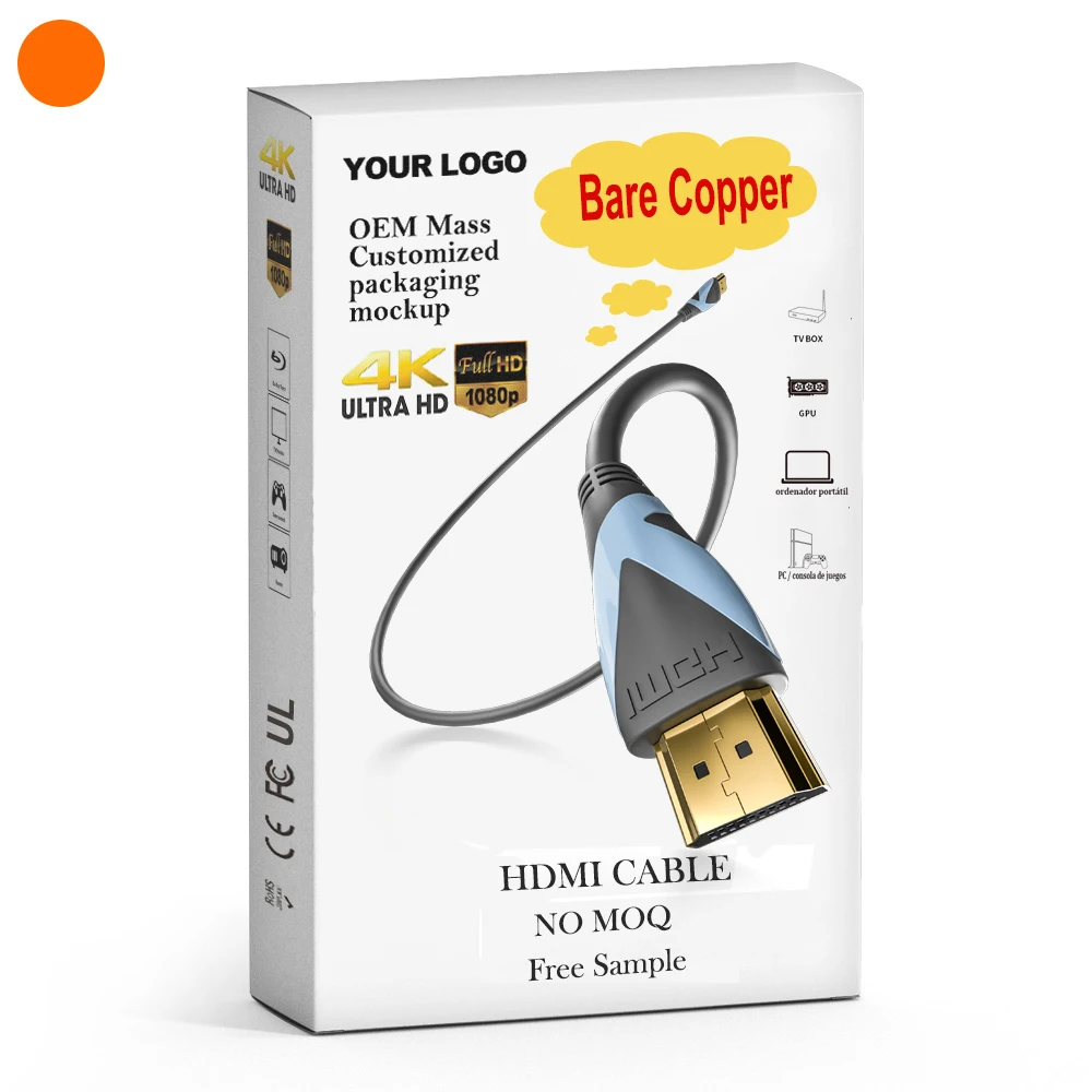 

4K 2.0 60Hz 3D HD Kable 2160P 1080P 18Gbps 1M 1.5M 1.8M 2M 3M 5M 10M 15M 20M 25M 30M Black And Blue HDMI Cable