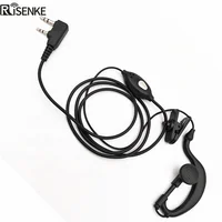 

RISENKE EH1 cheapest g shape walkie talkie headset two way radio earpiece for kenwood headset