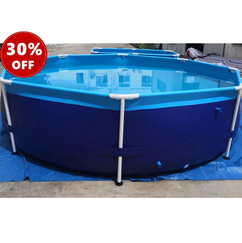 

Aquariums & accessories of recirculation aquaculture fish tank system for tilapia catfish fish farming, Blue;green;other color