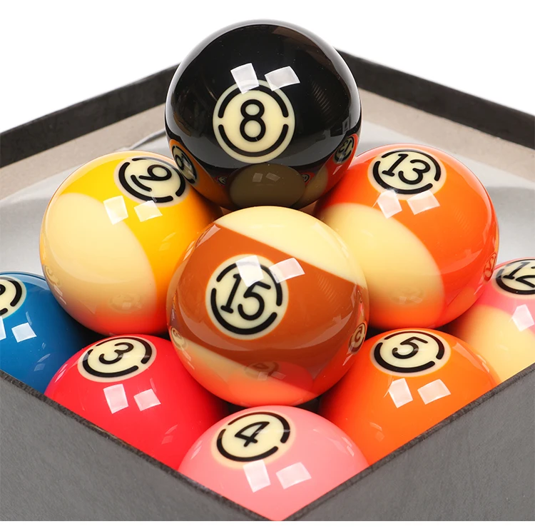 High Quality 57.2mm 21/4 Inch Crystal Tv Pro Pool Billiard Ball Set